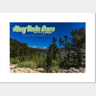 Many Parks Curve Overlook in Rocky Mountain National Park Posters and Art